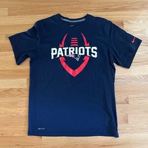 Nike New England Patriots Dri-Fit Mens T-Shirt Size XL